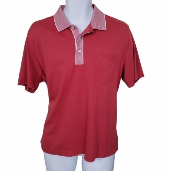 𝅺Untuckit Preppy Business Casual Bright Golf Office Holiday Polo Shirt - Men's - Picture 1 of 4